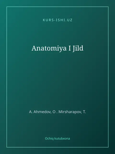 Обложка: Anatomiya I Jild