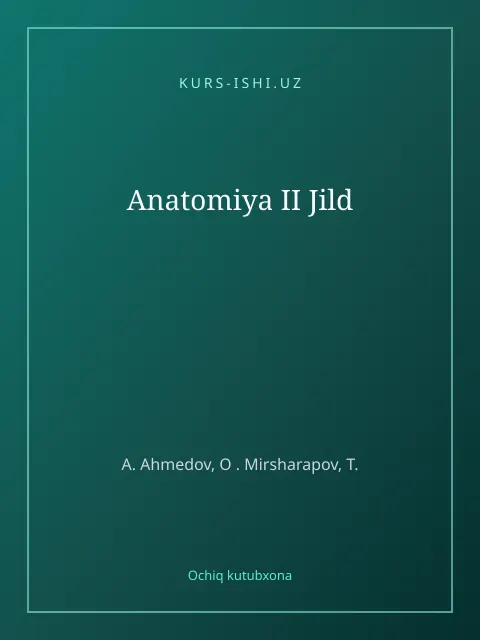 Мукаба: Anatomiya II Jild