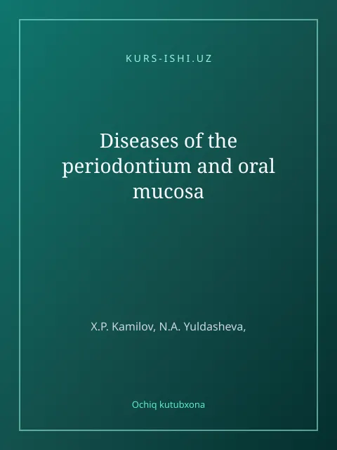 Cover: Diseases of the periodontium and oral mucosa
