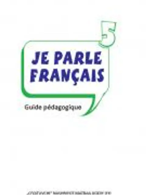 Cover: Je parle français (Fransuz tili 5-sinf)