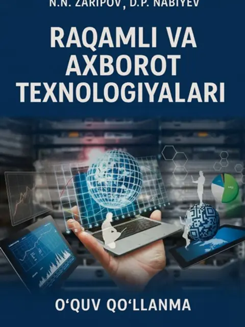 Обложка: Raqamli va axborot texnologiyalari