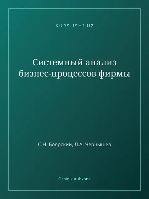 Мукаба: Системный анализ бизнес-процессов фирмы