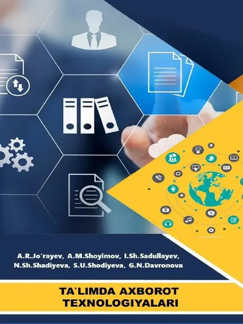 Обложка: Ta’limda axborot texnologiyalari